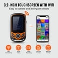 thumbnail image 3 of VEVOR Thermal Imaging Camera, 256 x 192 IR Resolution Pocket Infrared Thermal Imager with WiFi, 25Hz Refresh Rate Thermal Camera Pocket with 3.2" Touch Screen, 0.3MP Visual Camera, -4℉-1022℉, IP54, 3 of 9