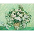 thumbnail image 3 of Van Gogh, Vincent 24x20 Black Modern Framed Museum Art Print Titled - Roses, 1890, 3 of 5