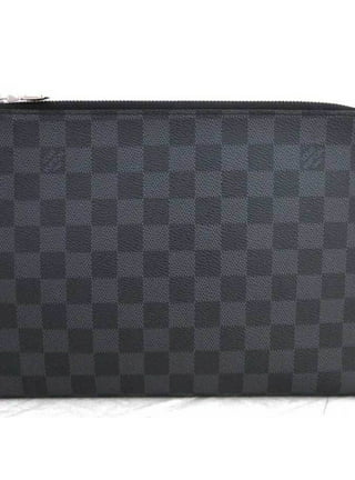 Louis Vuitton Bifold Long Wallet Damier Graphite Portefeuille Brother Dark  Gray Canvas Purse Men's N62665
