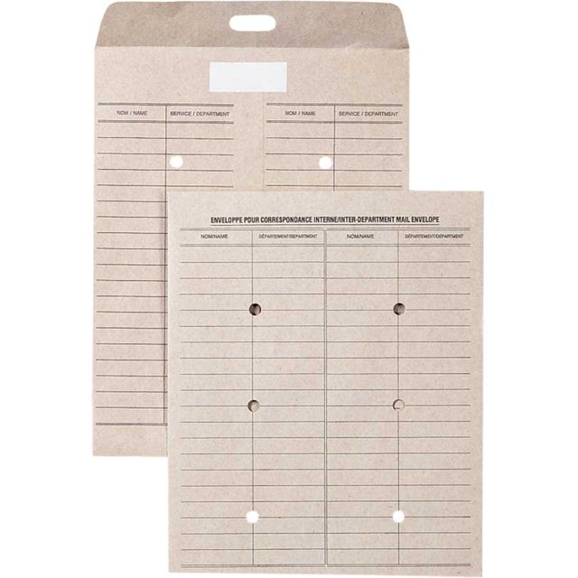 SupremeX 10096FSC Enveloppe Réutilisable Interministérielle 10 x 13 Po (Boîte de 100)