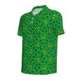 thumbnail image 4 of Wukai St Patrick's Day5 Men’s Polo Shirts,Quick-Dry Athletic Shirt,Classic Fit Shirts-4X-Large, 4 of 8