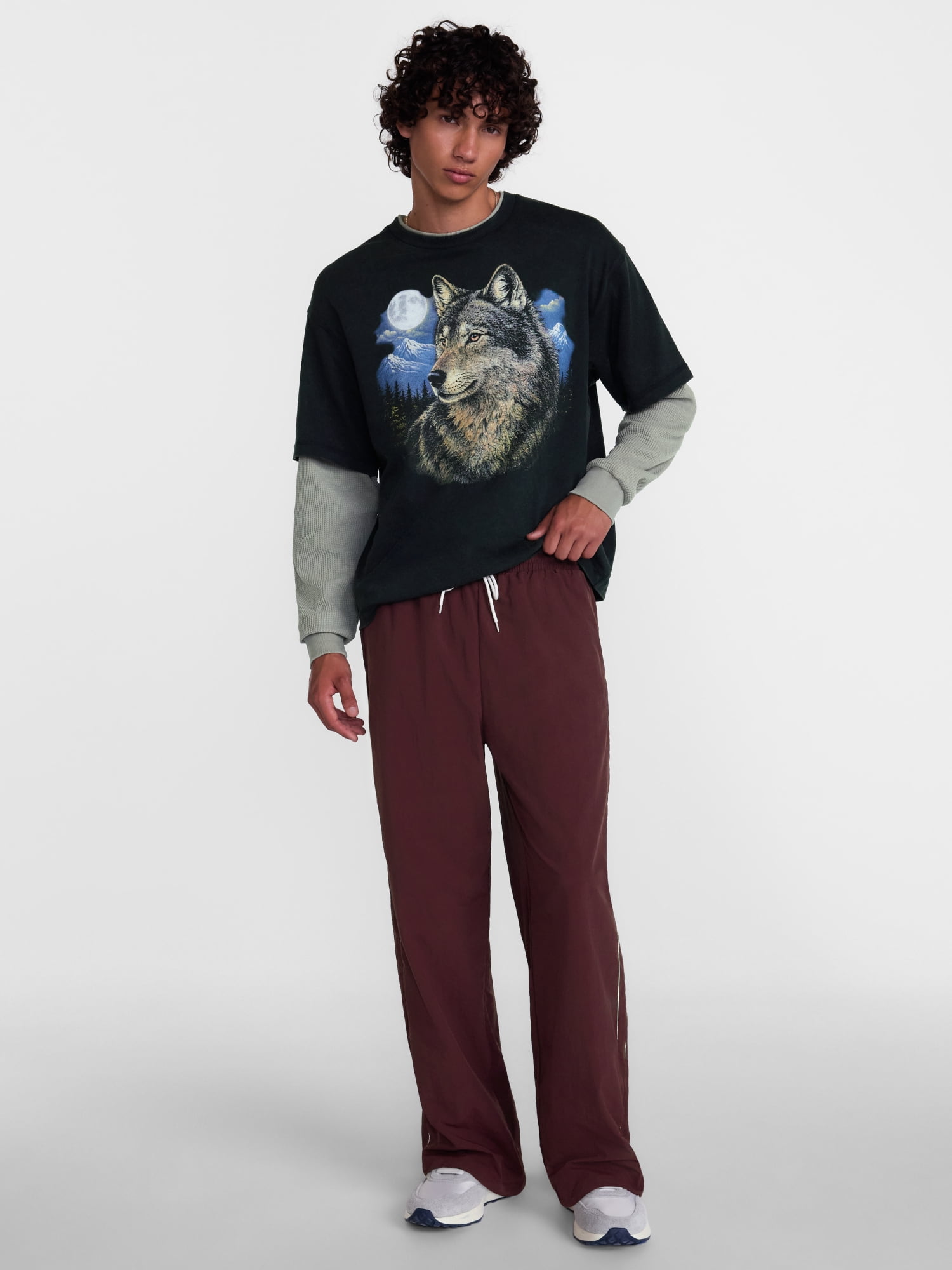 No Boundaries Track Pants, 30'' Inseam, Men's & Big Men’s XS-5XL