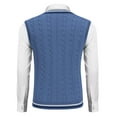 thumbnail image 3 of COOFANDY Men's Sweater Vest Slim Fit Casual Sleeveless V Neck Pullover Cable Knit Sweater Vest, 3 of 6