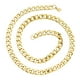 thumbnail image 2 of Guardurnaity Cadenas de eslabones de acero inoxidable simples de 3-5 mm para hombre para mujer Joyería de cadena unisex Ropa, zapatos y accesorios Miscelánea Oro 3 mm x 40 cm, 2 of 6