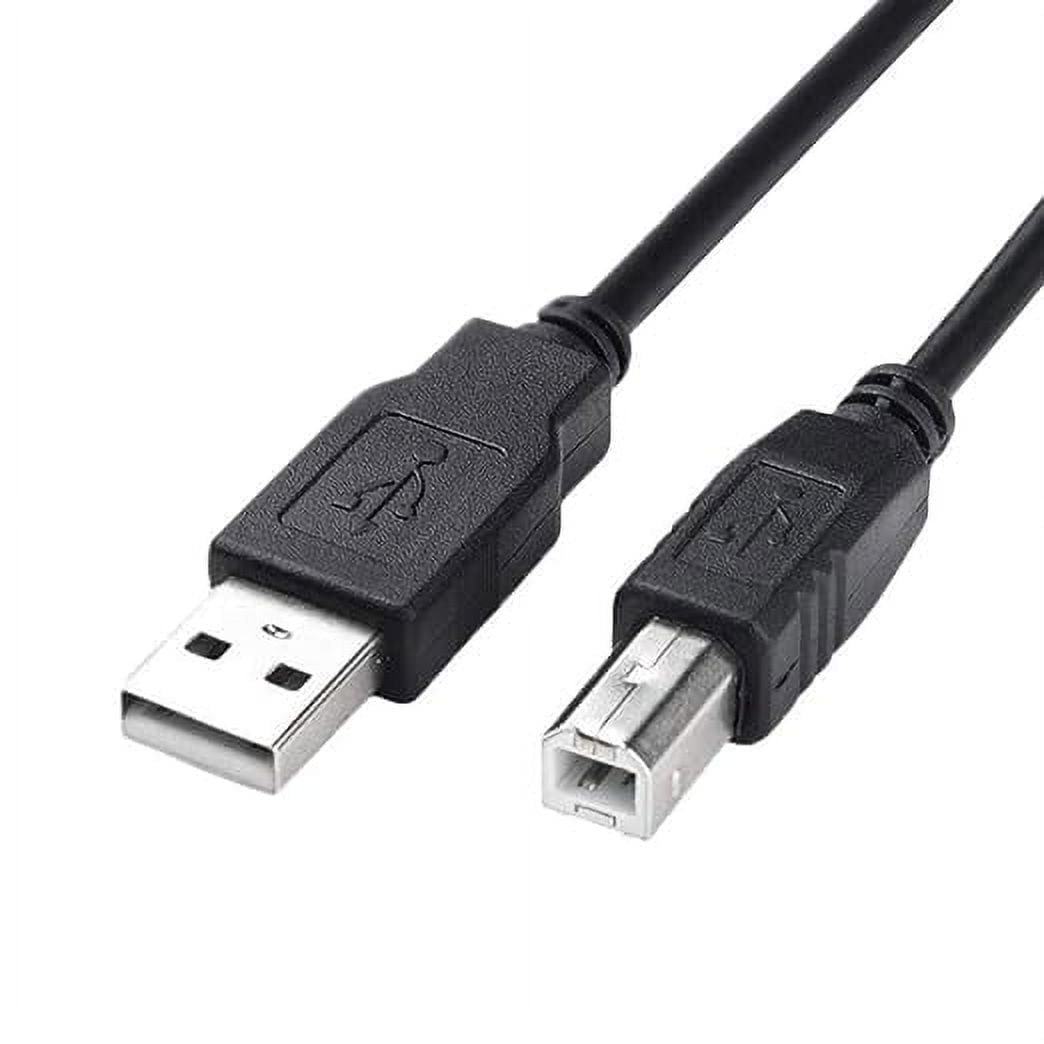 Printer to Computer USB Scanner Cable High Speed A Male to B Male Cord Compatible with HP, Canon, Dell, Epson, Lexmark, Xerox, Samsung and More (16FT)