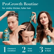 OGX ProGrowth + Peptide Clarifying Shampoo, Scalp Exfoliant, 13 fl. oz