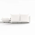 thumbnail image 5 of Indecor Home (INDHG) Solid Print Polyester Convertible Sectional Sofa, White, 5 of 8