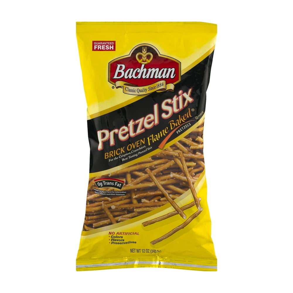 Bachman Bricked Oven Flame Baked Pretzel Stix, 12 Oz.
