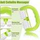 thumbnail image 2 of Rodillo de masaje anti celulitis, cepillo de rodillo de cuerpo húmedo/seco para masaje, reducir la celulitis, cepillo de rodillo de fascia corporal para mujeres, hombres, brazos, hombros, trasero Feliz Sencillez, 2 of 5