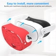 thumbnail image 2 of SUNHUFA 7Pcs VR Accessories Set for Meta Quest 3S VR Face Cover Controller Grips(Red), 2 of 9