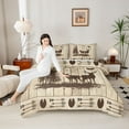 thumbnail image 4 of Homewish Rustic Wildlife Deer Bedding Comforter Set, Farmhouse Lodge Cabin Twin Comforter Sets, Teens Adult Men Reversible Bedding Set, Ultra Soft Bedroom Decor, 2 Pieces, 4 of 8