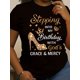thumbnail image 1 of Camisetas Coloridas con gráficos para Mujer, Manga Corta, Cuello Redondo, Camisetas de Verano Lindas, Blusas Ligeras InformalesCasual Crew Neck T-Shirt - Short Sleeve Spring/Summer Top with High Hee, 1 of 6