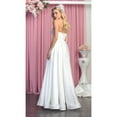 thumbnail image 2 of Classy Bridesmaid Satin Dress, 2 of 4