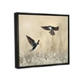 thumbnail image 3 of Stupell Two Birds Flying Nature Wildlife Animals & Insects Photography Black Floater Framed Art Print Wall Art, 3 of 6