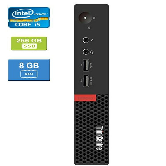 Refurbished: LENOVO M910 TINY Intel Core i5-6500T 2.50 GHz, 8GB, 256GB SSD, Win 10 Pro