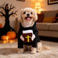 thumbnail image 5 of Funny Dog Priest Costume with Bible, Stand-Up Design For Pet Cosplay, Cute Photoshoot Pet Outfit for Cat Small Dog (1PC, L), 5 of 8