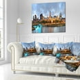 thumbnail image 3 of Designart Montreal Panoramic View - Cityscape Photo Throw Pillow - 18x18, 3 of 5