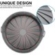 thumbnail image 3 of Olla de silicona con poste de aire, cesta de aire de repuesto para envoltorios, accesorio para freidora de aire L gris, accesorio para freidora de aire de cocina, 3 of 5