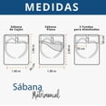 thumbnail image 4 of Juego De Sábanas Matrimoniales Modelo Arena Tacto Algodón, 4 of 4