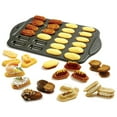 thumbnail image 3 of Norpro 3954 Mini Filled Sandwich Cookie Pan with Premium Nonstick Surface, Gray, 3 of 4