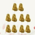 thumbnail image 3 of 10 Pcs/5 Pairs 25g Plastic Cheering Balls Squad Spirited Fun Cheerleading Kit Cheer Poms Cheerleaders Supples with Handle for Competition Cheering Sports Events (Golden), 3 of 8