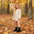 thumbnail image 4 of Little Girls Ankle Boots With Low Heel Fashion Casual Winter Footwear Kids, 4 of 8