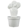 thumbnail image 2 of Urban Trends Ceramic Prickly Pear Cactus Figurine on Pot Finish, 2 of 2