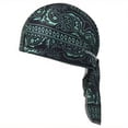 Cadancy Skull Cap Bandana Head Wrap Paisley Pattern Durag Elastic Doo ...