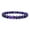 Purple, variant on Natural Green Tiger-eye Bracelet Elastic Beaded