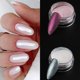 thumbnail image 2 of 1 caja de polvo de hada Aurora para uñas, pigmento blanco perla para frotar en uñas, polvo brillante, cromo, manicura, decoraciones holográficas TRX Dengxun unisex, 2 of 2