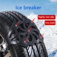 thumbnail image 2 of De Nieve Antideslizantes Para Coche, Cadenas De Neumáticos Antideslizantes Ajustables, Cadenas De Nieve Para Coche 8 Cadenas Monstrate HA040654-01, 2 of 6