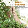 thumbnail image 7 of Minzimin 8/16 Pcs S Hooks for Hanging, 3.5 inch Heavy Duty Metal S Hooks with Safety Buckle S Shaped Hooks Pot Rack Closet Hooks for Hanging Plants, Clothes, Kitchen Utensil, Pots, Pans, Bags, 7 of 7