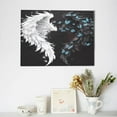 thumbnail image 6 of Naloa Butterfly Angel Wings Art Print Canvas Picture,Wall Pictures, Modern Decorative Poster,Art Prints for Bedroom, Toilet, 40 x 30 cm, Built-in Wooden Frame, 6 of 6