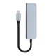 thumbnail image 2 of Sidaley Hub USB 3,0 4 en 1, dispositivo de transferencia de datos multifuncional, accesorio de conexión estable y eficiente, adaptador tipo c para Electrónica miscelánea Slot di tipo c, 2 of 6