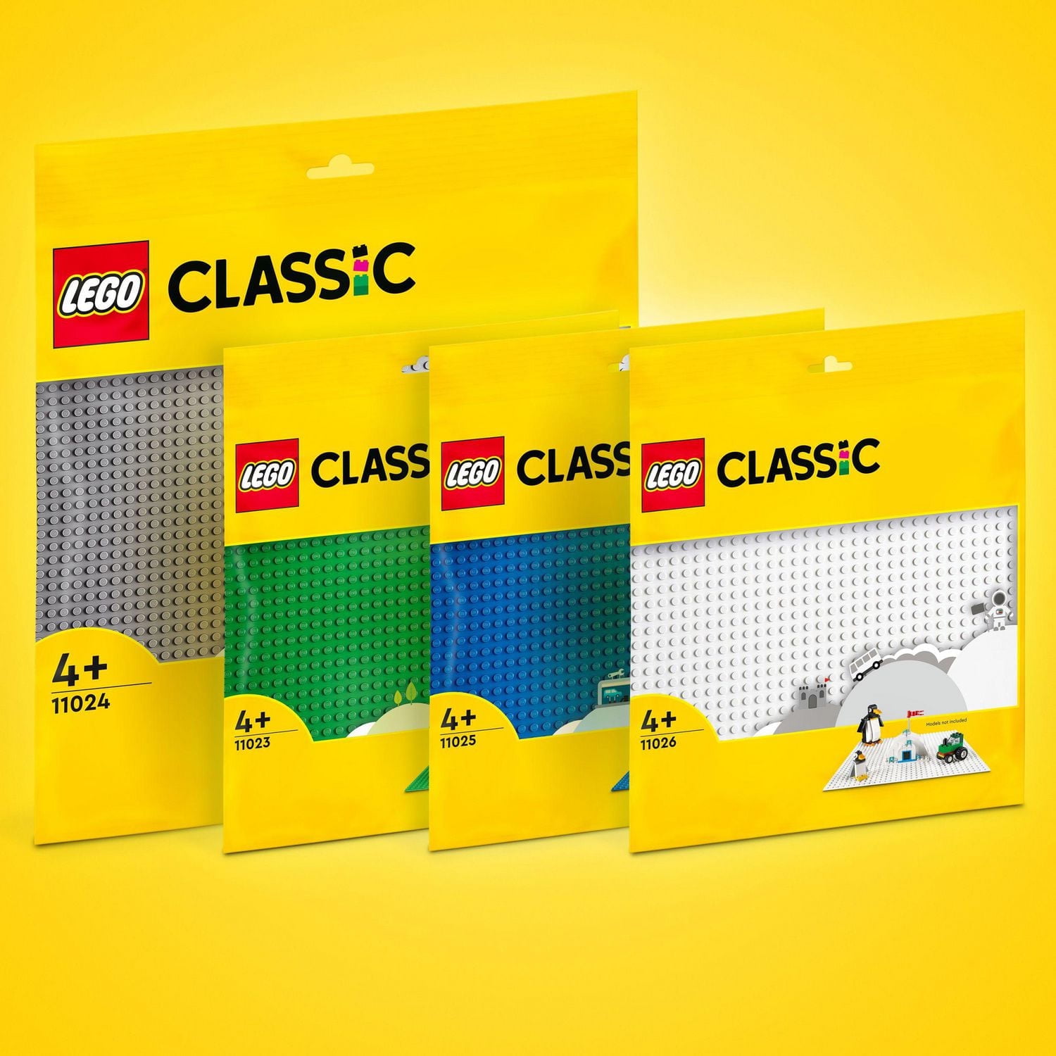 LEGO Classic White Baseplate 11026 Toy Building Kit (1 Pieces)