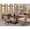 Brown, variant on East West Furniture Lassale 5-piece Wood Dining Set in Walnut/Brown Green
