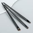 thumbnail image 2 of Jnismy 3Pcs Blade Eyeliner Eyebrow Brush Set Fine Portable Long Lifespan Makeup Brushes for Brow Contouring, 2 of 7