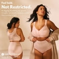 thumbnail image 4 of Comfort Choice Women's Plus Size Front-Close Wireless Posture Bra, 4 of 6