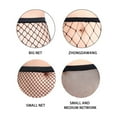 thumbnail image 2 of RISJM SIX Women's Breathable High-Waisted Fishnet Tight Plus Size, Black (2-Pack), 2 of 6