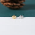 thumbnail image 5 of ZS 20G 1 Pair Butterfly Stud Earring Cute Cartilage Conch Helix Piercing Silver Color Ear Piercing Jewelry, 5 of 5