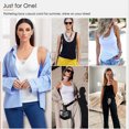 thumbnail image 5 of Women's Seamless Camisole Tank Top Wide Strap Vest Tummy Control Waist Undershirt Elastic S To 2X, 5 of 5