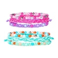 thumbnail image 1 of 2 sets Colorful Stackable Bead Rope Bracelets Braided Friendship Bracelet Adjustable Party for Teen Girl, 1 of 5