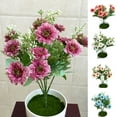 thumbnail image 1 of 1Pc Artificial Flower Daisy Garden DIY Stage Party Home Wedding Festival Decor, 1 of 8