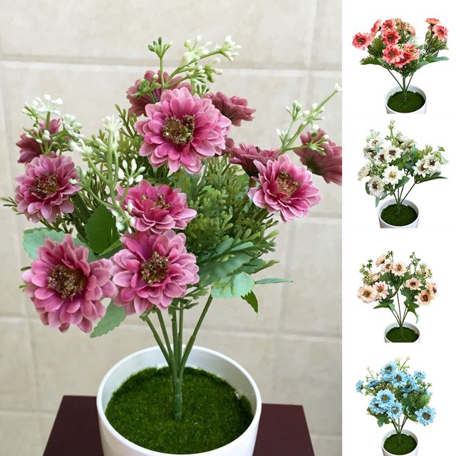 1Pc Artificial Flower Daisy Garden DIY Stage Party Home Wedding Festival Decor