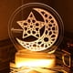 thumbnail image 5 of Lámpara de noche LED 3D EID Mubarak con ilusión de luna, lámpara de mesa, escritorio, decoración para habitación infantil Estrellas de la luna, 5 of 9