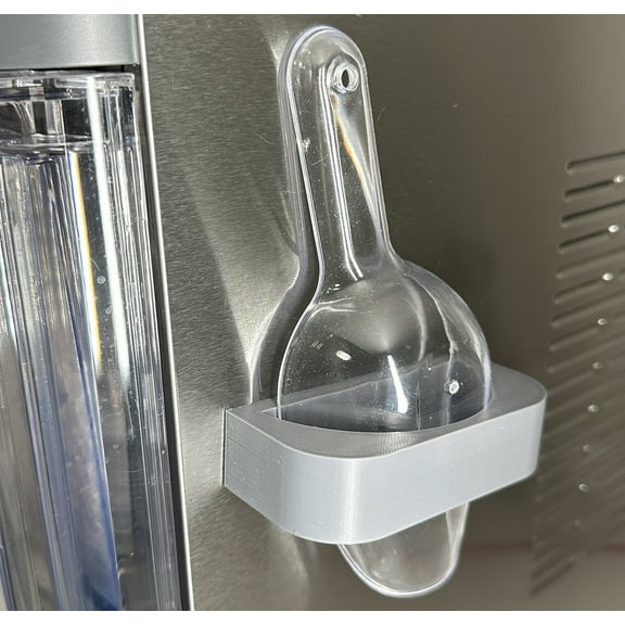 Ice Scoop Holder for Opal 1.0&2.0. Ice Maker color Gray Made in America