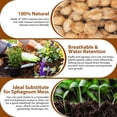 thumbnail image 7 of Pack of 10 Organic Coco Coir Bricks- 100% Natural Compressed Coco Peat Brick Coconut Fiber Substrate with Low EC& pH Balance, Coir Plant Soil Enhance Root Growth for Herbs, Flowers, House Plants, 7 of 7