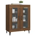 thumbnail image 2 of vidaXL Sideboard Brown Oak 69.5x34x90 cm Engineered Wood, 2 of 5