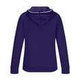 thumbnail image 4 of hopeusnice Men's Slim Fit Solid Color Long Sleeve Full Zip Hooded Sweatshirt Jacket Coat with Pockets Purple M, 4 of 5