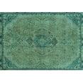 thumbnail image 1 of Ahgly Company Indoor Rectangle Abstract Light Blue Modern Area Rugs, 5' x 7', 1 of 4